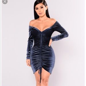 Fashion Nova Zenday Off shoulder Dress